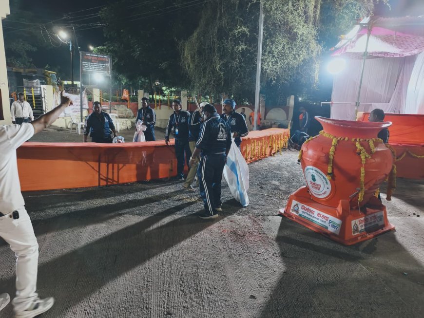 64 टन निर्माल्याचे संकलन, शास्त्रोक्त प्रक्रीयेतून होणार सेंद्रीय खत निर्मिती