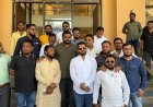 शहरातील वाहतूक कोंडी सोडविण्यासाठी एमआयएम नगरसेवकांच्या वतीने पोलिस आयुक्तांना निवेदन...