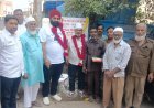 फाजलपूरा येथे रिक्षा स्टँडचे उद्घाटन, रिक्षाचालकांच्या समस्या सोडविण्याचे नवीन ओबेरॉय यांचे आश्वासन...