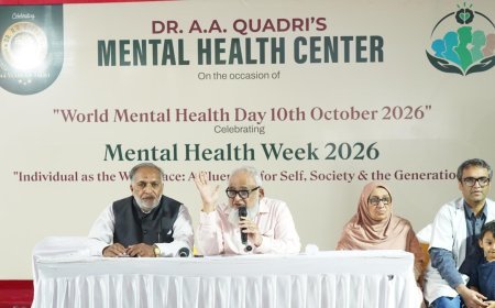 डॉ.ए.ए.कादरी यांच्या मेंटल हेल्थ सेंटरतर्फे मेंटल हेल्थ वीकचे आयोजन ... विविध स्पर्धा