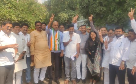 राष्ट्रवादी शरदचंद्र पवार पक्षाचे डॉ.प्रतापसिंह पाटील यांचा उमेदवारी अर्ज दाखल