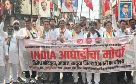 एसआयआर प्रक्रीयेच्या विरोधात विरोधी पक्षांची एकजूट, आंदोलन केले तीव्र