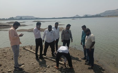 हर्सुल तलावातून पाणी चोरणा-यांवर महापालिकेची धडक कारवाई...