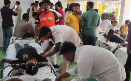 सहारा फ्रेंड्स फाऊंडेशनच्या रक्तदान शिबीरात विक्रमी रक्तदान, 515 रक्तदात्यांचा प्रतिसाद