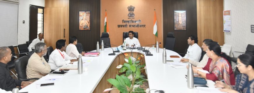 चारा उत्पादन व साठ्याबाबत संयुक्त उपाययोजना राबवा - जिल्हाधिकारी विनय गौडा जी. सी.