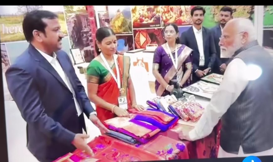 भारत पर्व 2026 मध्ये पंतप्रधान नरेंद्र मोदी यांची महाराष्ट्र पर्यटन दालनास भेट...
